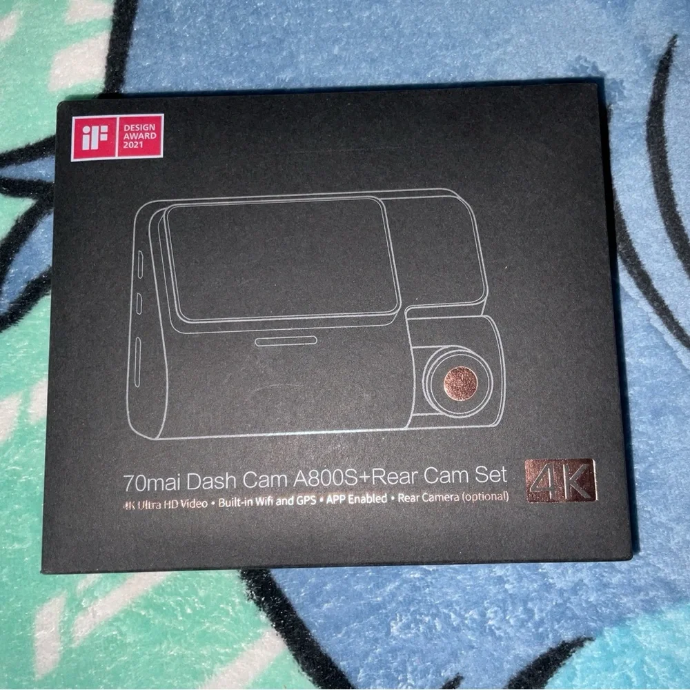 Dash Cam A800S+ Rear Cam Set - Black